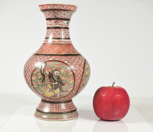Antique japanese satsuma vase - antique,