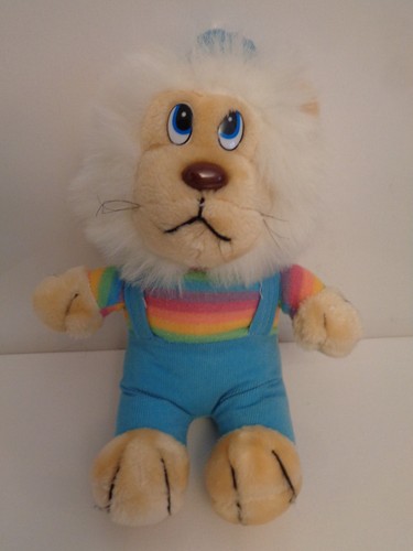 Vintage soft toy - lion, inch