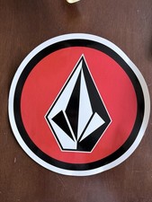 12.5” Volcom Stone Sticker Made By Marketing Special Red Color