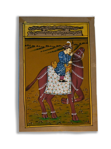Mughal badshah riding - mughal,