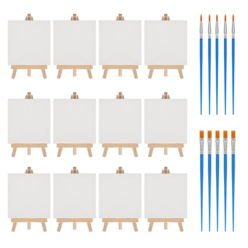 12pcs 10x10cm mini canvas art - 12pcs,