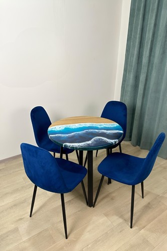 Aquarium epoxy resin table - resin, |