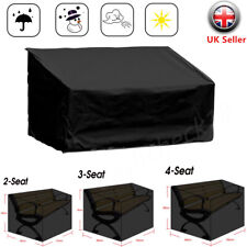 HEAVY DUTY WATERPROOF GARDEN OUTDOOR 2, 3, 4 SEATER BENCH SEAT COVER ALL SIZES