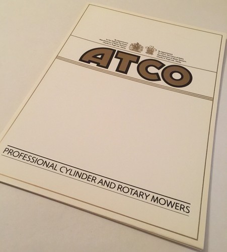 Atco cylinder rotary - cylinder, mowers