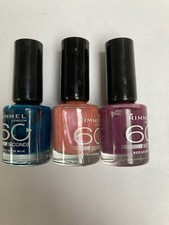 Rimmel Nail Polish x3, Job Lot Bundle Set