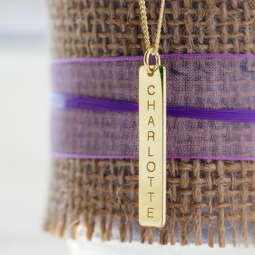 9ct gold plated personalised - 9ct,