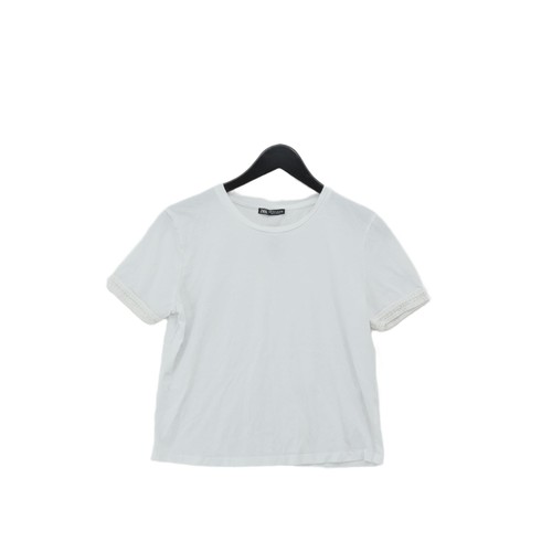 Zara women shirt m white - women's, t-shirt