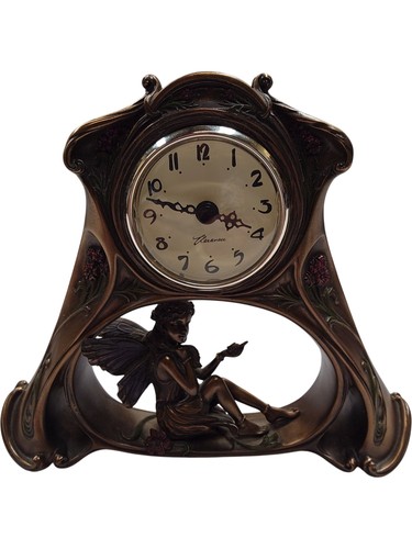 Florence bronze desk clock - desk,