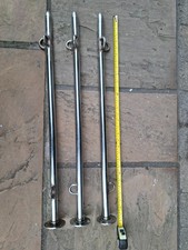Yacht Stanchions 3 off    316 Stainless Steel 760mm height welded base