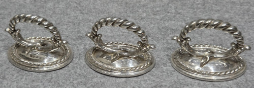 Three antique silver - antique,