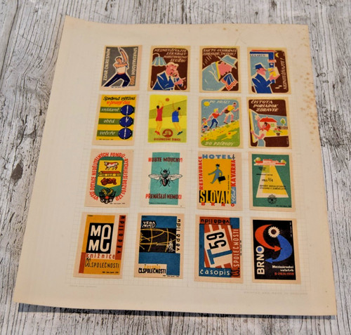 Superb vintage matchbox labels - superb,
