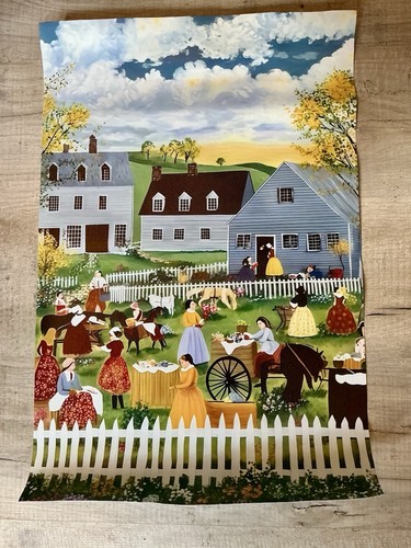 Primitive folk art - canvas, for