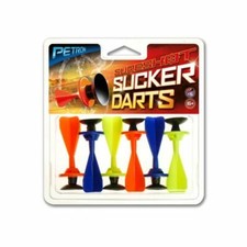 Petron Spare Sureshot Crossbow Toy Sucker Darts 6 Pack Multi-Colour