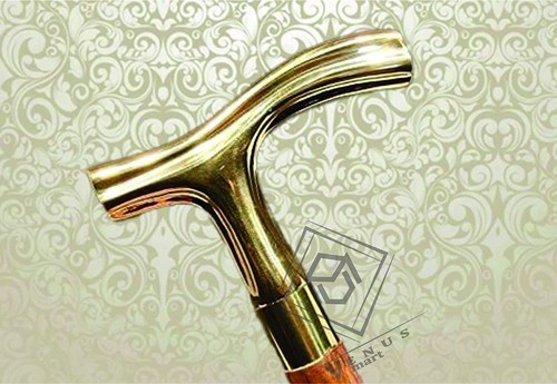 Wooden walking stick - wooden, with