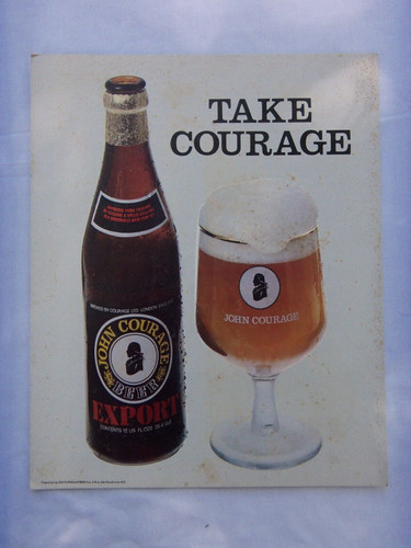 Vintage john courage beer - vintage,