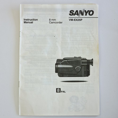 Sanyo ex25p 8mm - sanyo, camcorder