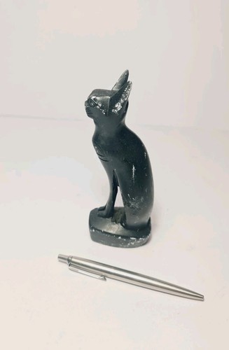 Stone goddess bastet statue - goddess,