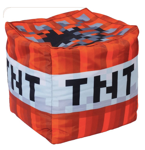 Minecraft tnt bean bag - minecraft, pillow