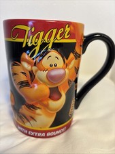 Disney Mug. Tigger With Extra Bounce  3D Disney Store. 13 cm