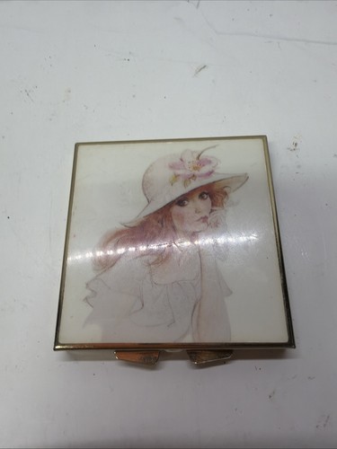 Vintage pill box - pill, hat