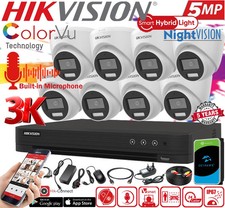 5MP 3K ColorVu CCTV Kit Audio