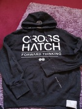 Unisex Crosshatch Hoody Size