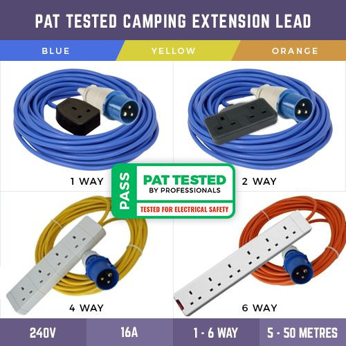 Pat tested camping electric - camping,
