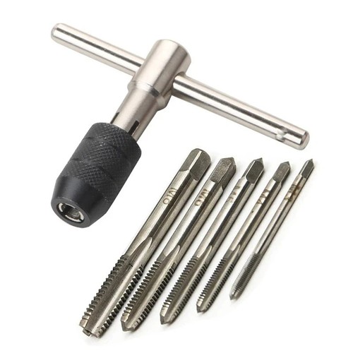 6pc tap wrench chuck set - 6pc,