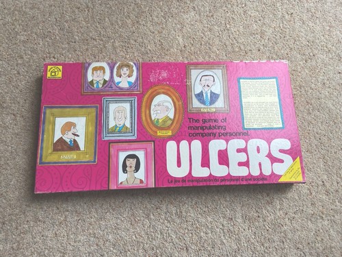 Vintage ulcers board game - vintage,