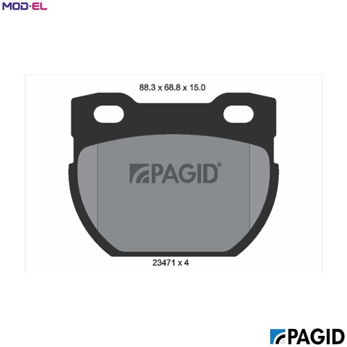 Brake pad set disc - pad,