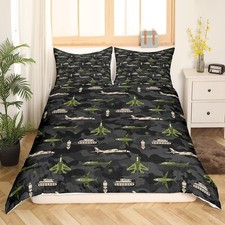 Camouflage Aircraft Tank Duvet