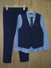 Next Boys Navy Trousers Blue
