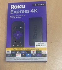 Roku Express 4K | HD/4K/HDR Streaming Media Player, 3940RW2