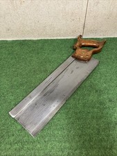 Vintage Buck & Hickman Steel backed Tenon Saw 14” Blade 12TPI