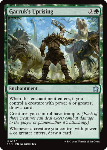 Mtg garruk uprising fdn - mtg,