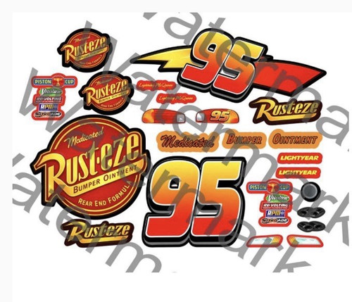 Lightning mcqueen rust - mcqueen, rust-eze