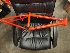 NEON ORANGE BMX FRAME - 20.25tt 