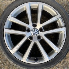 GENUINE VW GOLF MK5 GTI GTD CHARLESTON ALLOY WHEEL 225 40 18 1K0601025AG SPARE