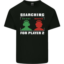 Player Two Wanted Funny Singles Day Gaming Mens Light Cotton T-Shirt