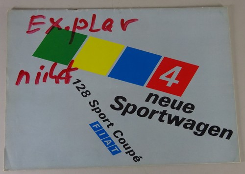 Brochure fiat 128 - |, sport
