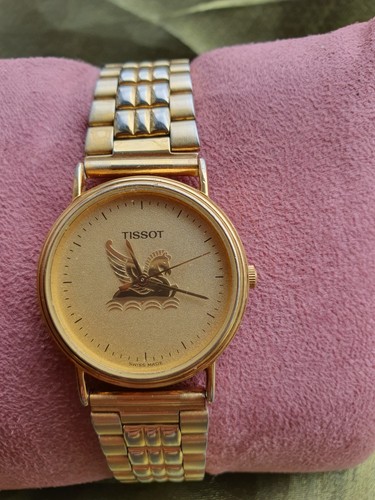 Rare tissot pegasus 30mm gold - tissot,