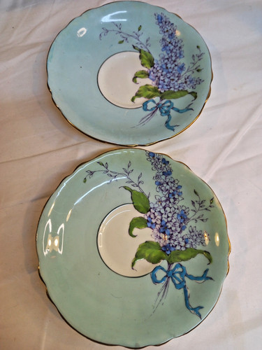 Paragon lilac saucers fine - saucers,