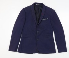 Zara Man Blue Blazer for Men