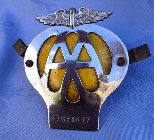 Vintage car badge - vintage, grill