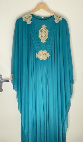 Vintage style teal - style, kaftan