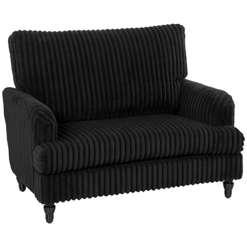 Homcom corduroy single sofa - single,