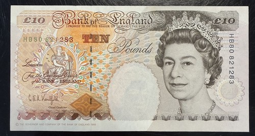 Old ten pound note - £10, near
