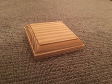 Solid pine newel - pine, fence