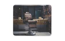 Retro Vintage Barbers Chair Old School Mouse Mat Pad - Fun Computer Gift #16171