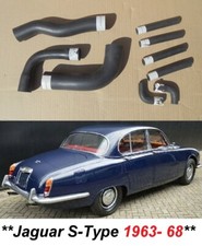 JAGUAR S-Type (3.4, 3.8)  Radiator & Heater Water Hoses Hose Kit (x9) (1963-68)